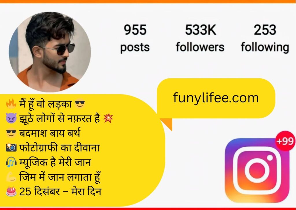 attitude bio for instagram