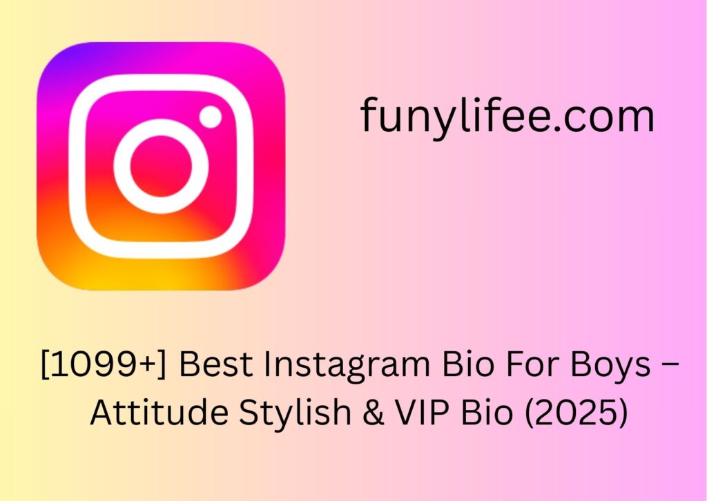 insta bio for boy
