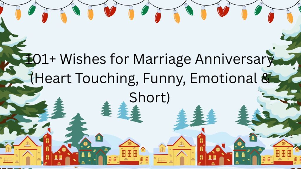 wishes for marriage anniversary