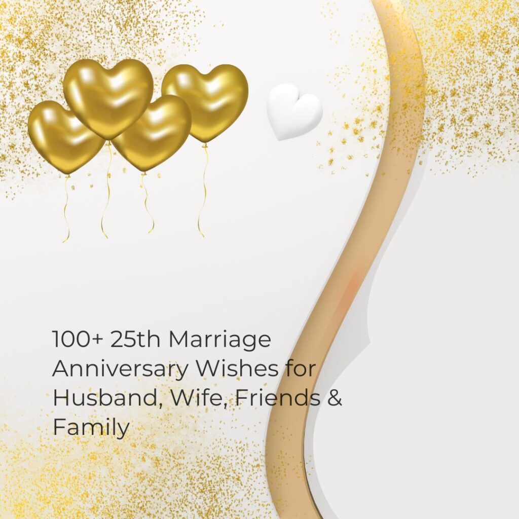 25th marriage anniversary wishes