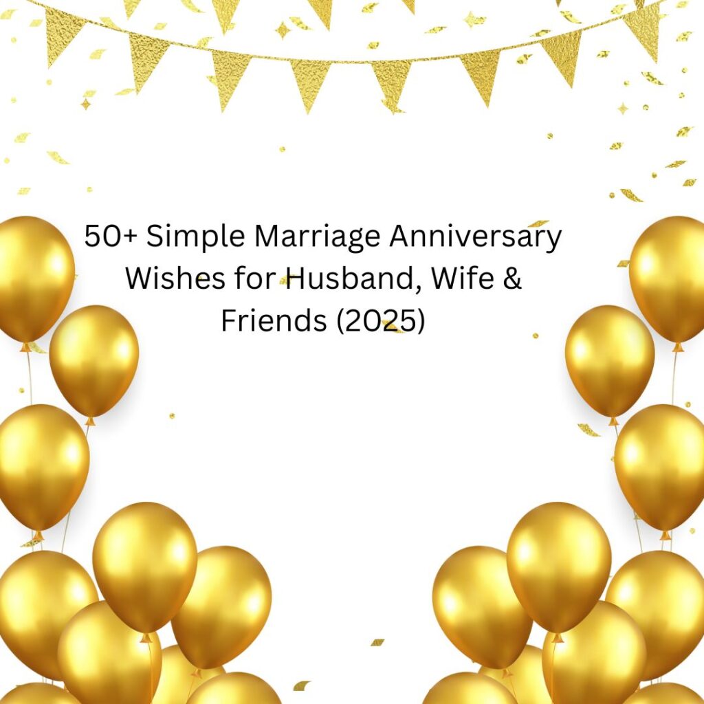 simple marriage anniversary wishes