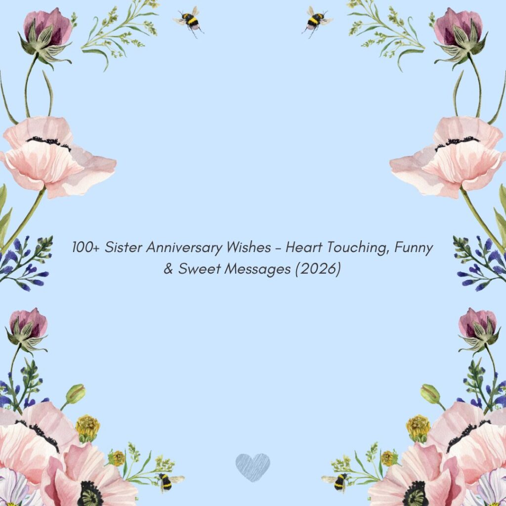 sister anniversary wishes