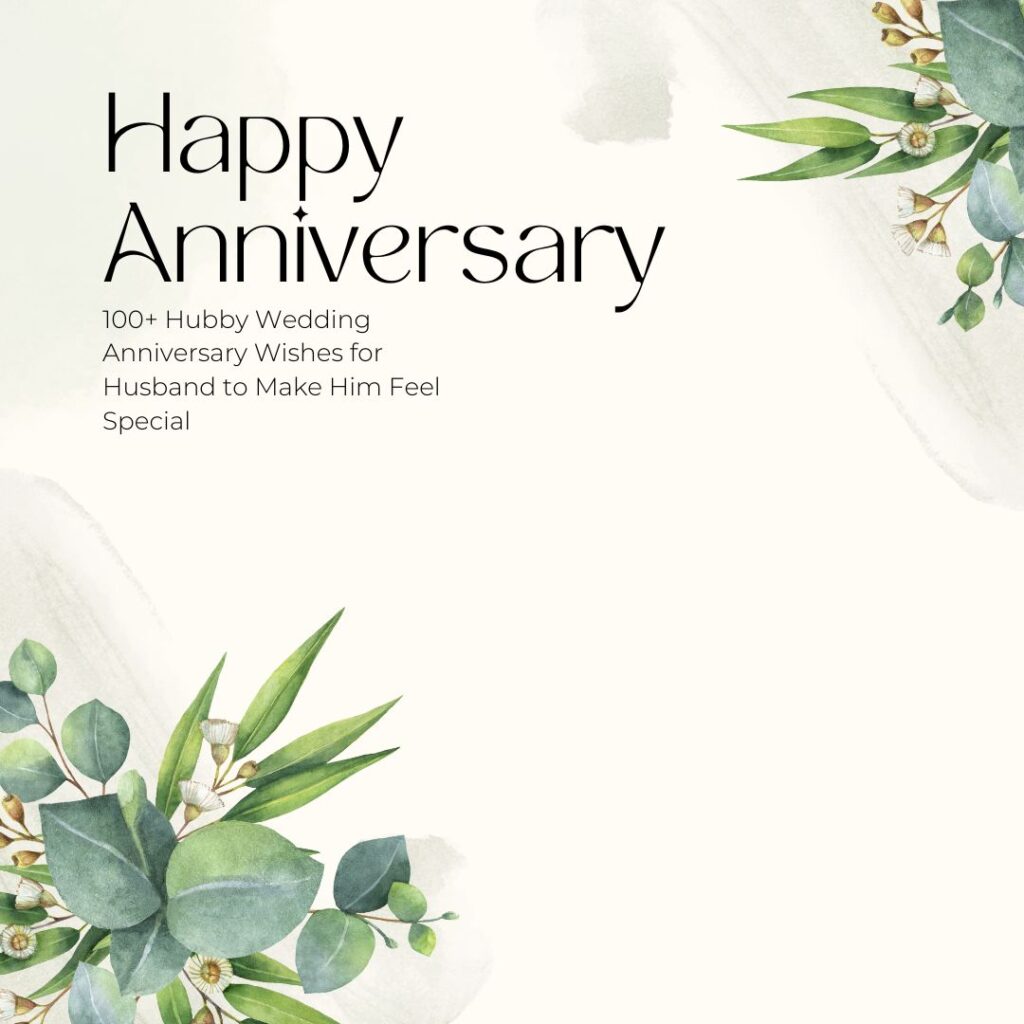 hubby wedding anniversary wishes for husband