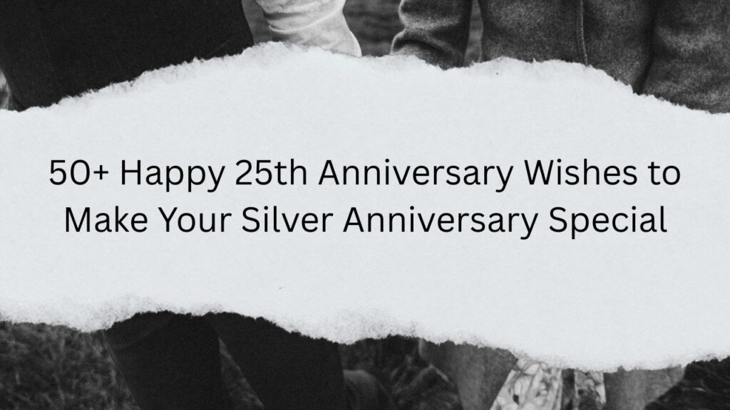 happy 25th anniversary wishes