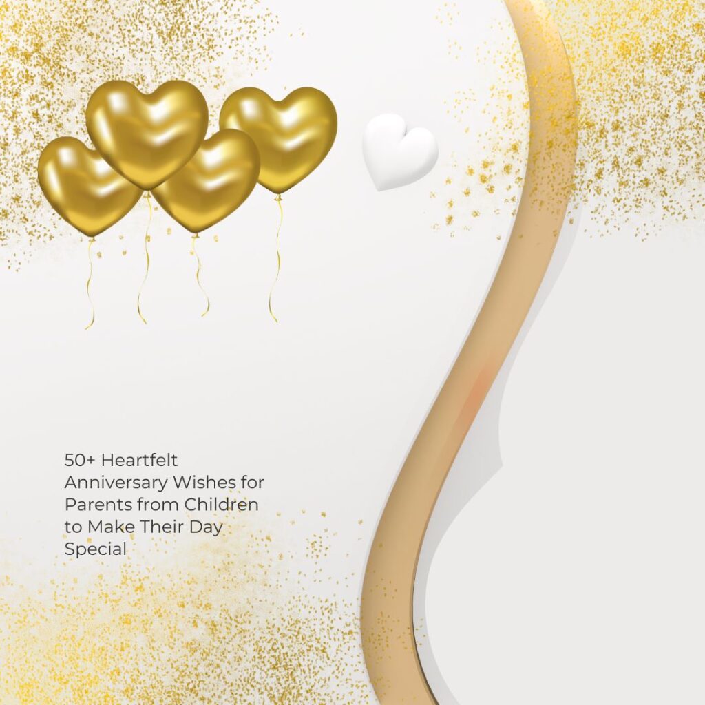 anniversary wishes for parents from children