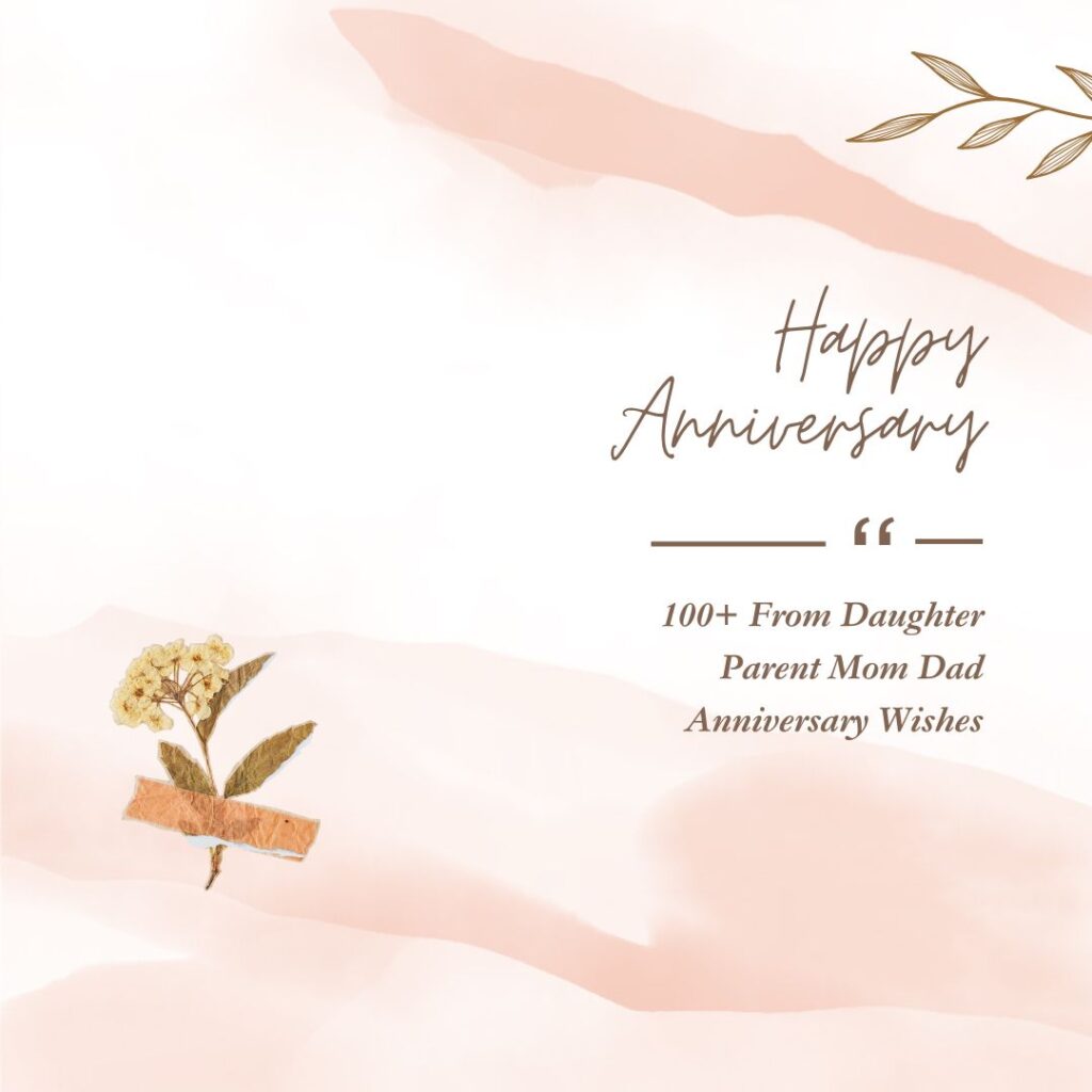 from daughter parent mom dad anniversary wishes