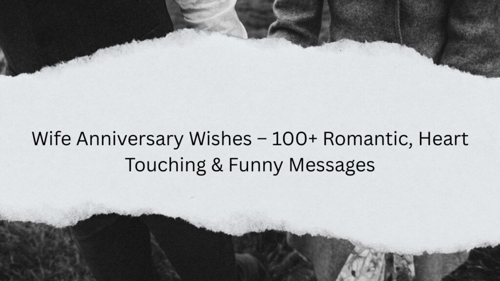 wife anniversary wishes