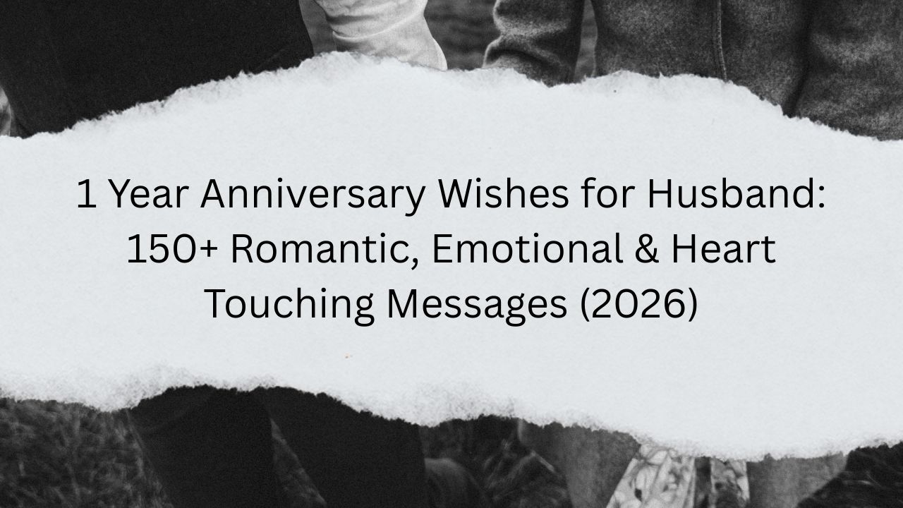 1 year anniversary wishes for husband