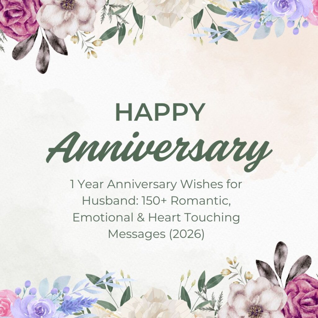 1 year anniversary wishes for husband