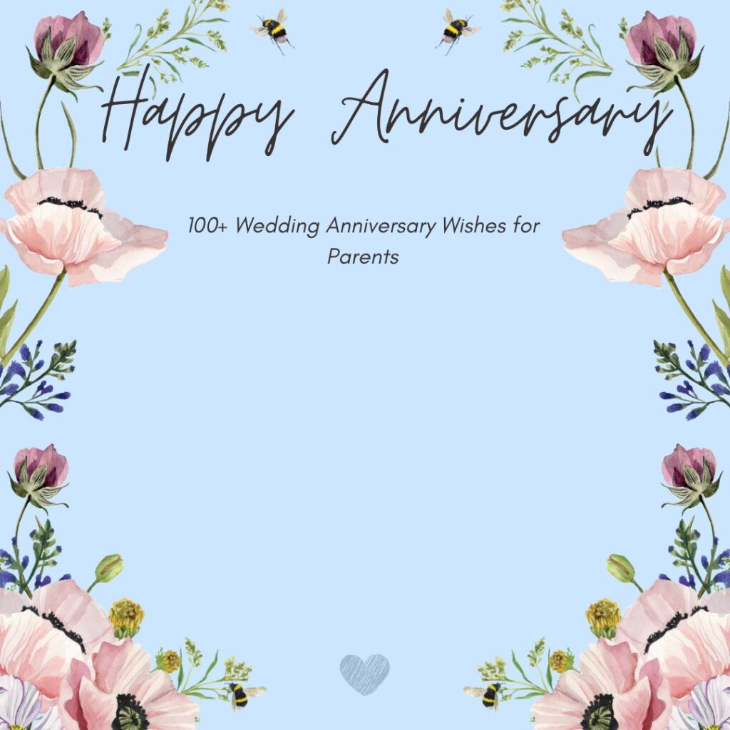 wedding anniversary wishes for parents