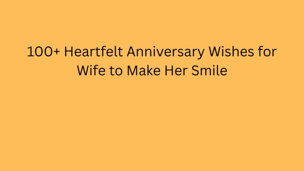 anniversary wishes for wife