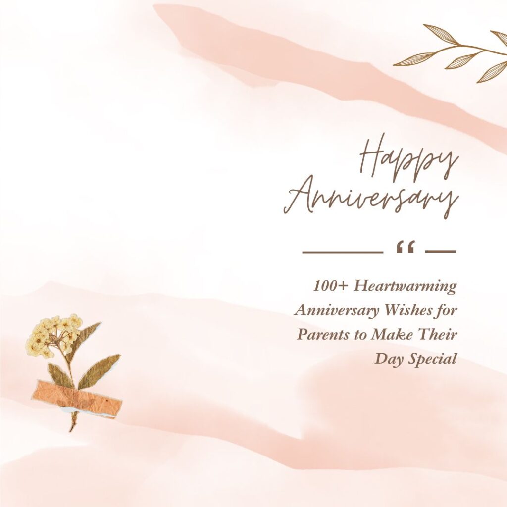 anniversary wishes for parents